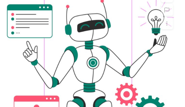 Robot solving problem