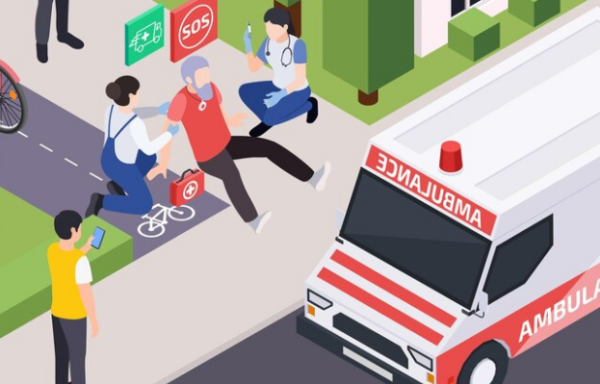 Ambulance paramedics