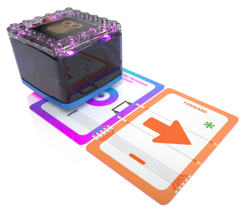 Kaibot STEM Robot Close Up on Coding Cards