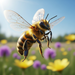 A buzzy bee in the sun